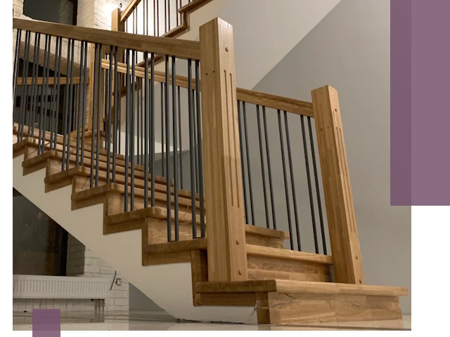 Реставрация деревянных и металлических лестниц в Воронеже