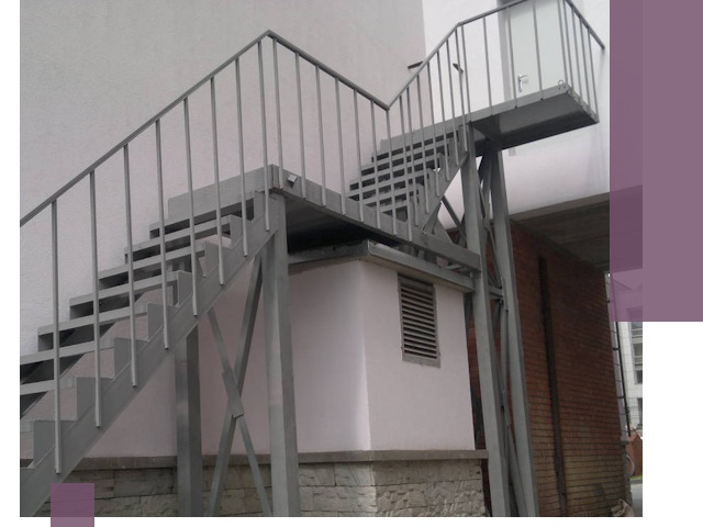 Монтаж пожарных лестниц под ключ в Воронеже с гарантией качества