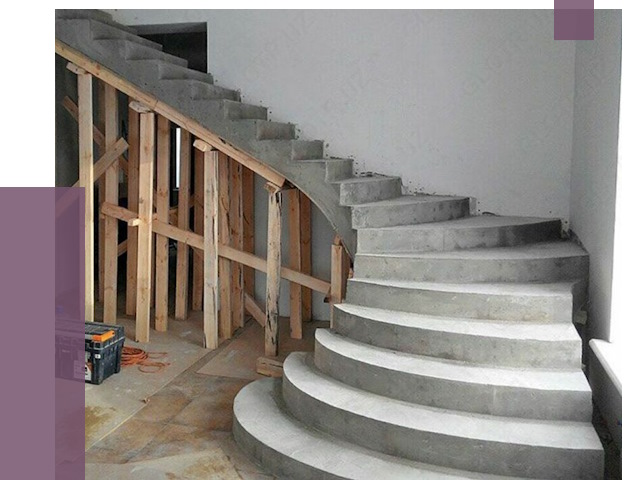 Изготовление бетонных лестниц под ключ в Воронеже от 20945 руб. | ПРОЛЁТ-Врн