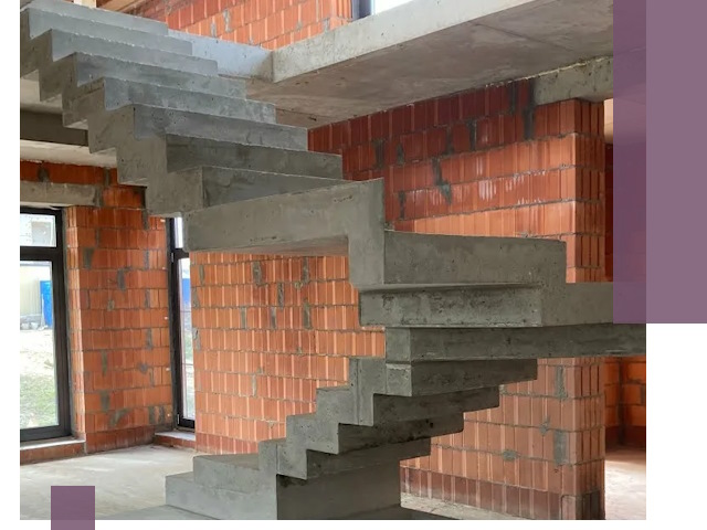 Изготовление бетонных лестниц под ключ в Воронеже