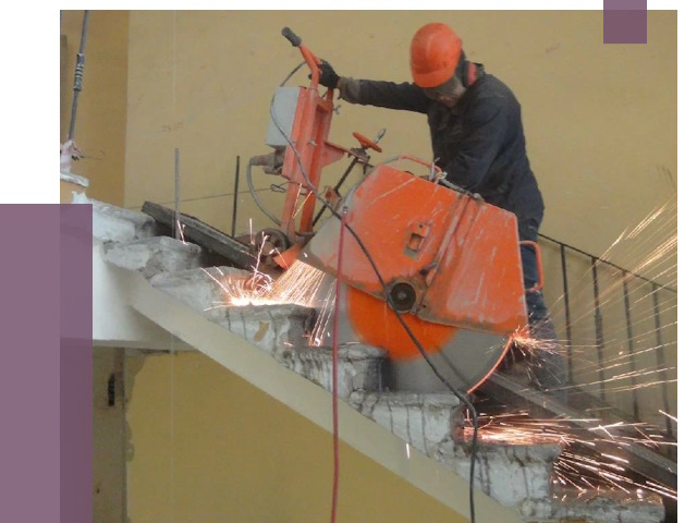 Демонтаж бетонных лестниц в Воронеже от 4833 руб. за м2 | ПРОЛЁТ-Врн