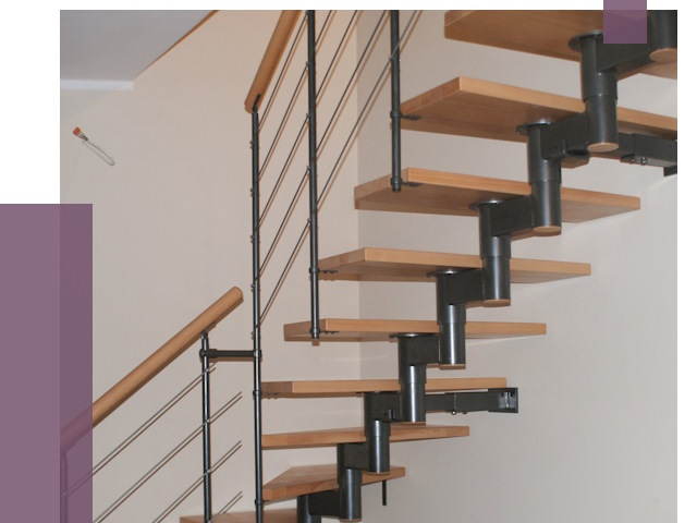 Изготовление модульных лестниц в Воронеже от 12084 руб. 