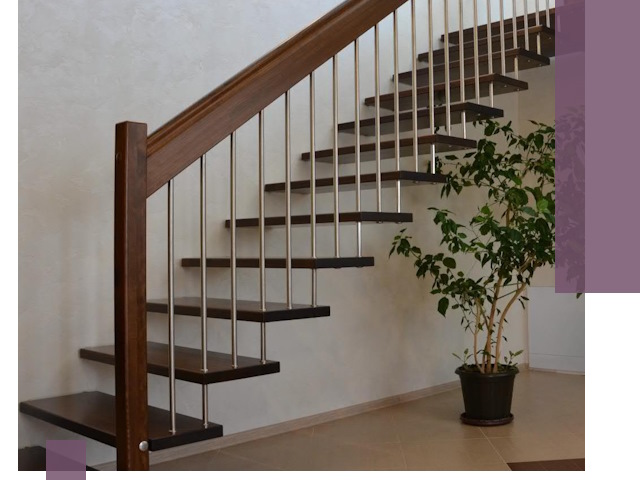 Лестницы на больцах под ключ в Воронеже – изготовление и монтаж