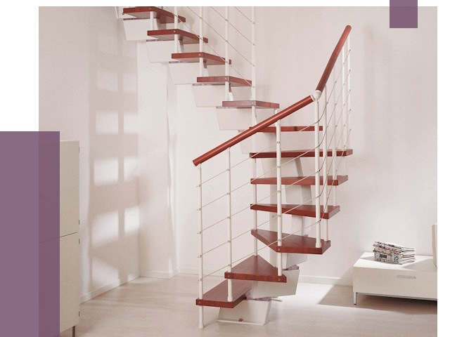 Изготовление лестниц на больцах в Воронеже от 10204 руб. | ПРОЛЁТ-Врн