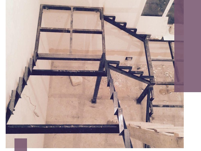 Монтаж лестниц на металлокаркасе в Воронеже быстро и качественно