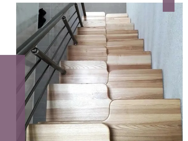 Лестницы гусиный шаг в Воронеже от 13695 руб. под ключ | ПРОЛЁТ-Врн