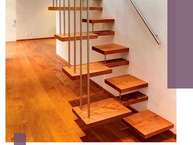 Лестницы «гусиный шаг» на заказ в Воронеже для узких пространств