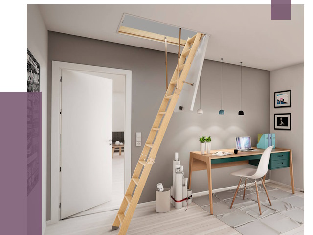 Чердачные лестницы в Воронеже — от 15306 руб. | ПРОЛЁТ-Врн