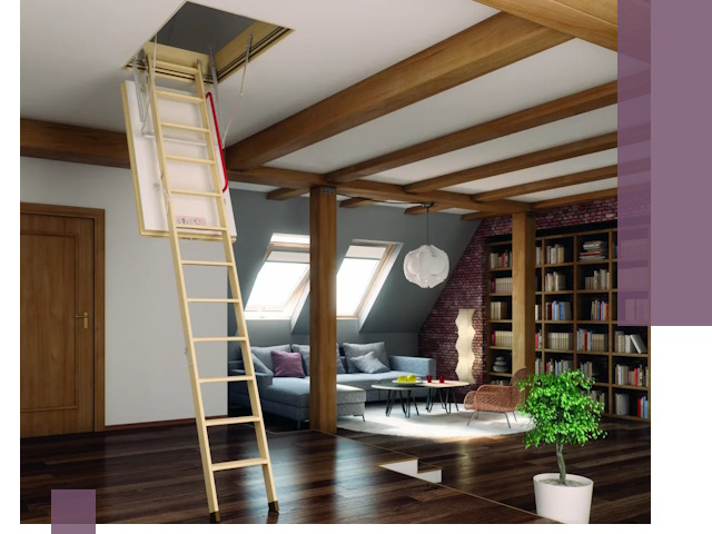 Чердачные лестницы под ключ в Воронеже: изготовление и монтаж