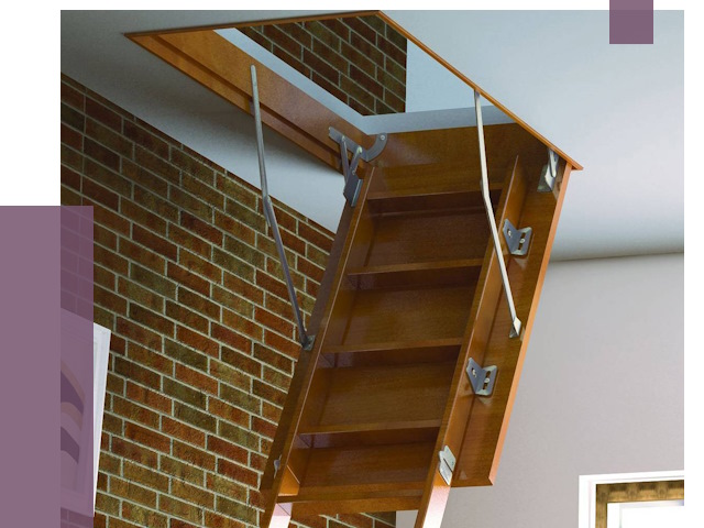 Установка чердачной лестницы в Воронеже от 8217 руб. | ПРОЛЁТ-Врн