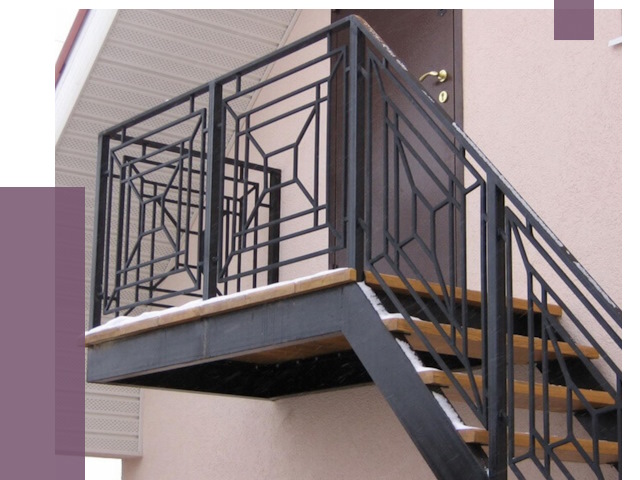 Металлические перила в Воронеже от 4511 руб.  | ПРОЛЁТ-Врн