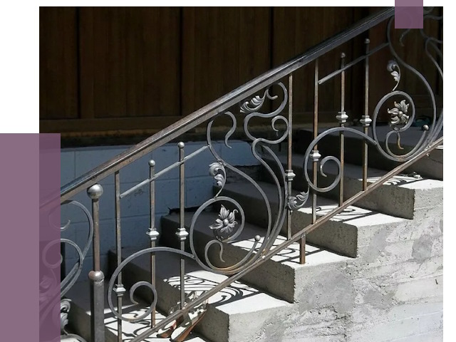 Кованые перила в Воронеже от 9130 руб. под ключ — качество от ПРОЛЁТ-Врн