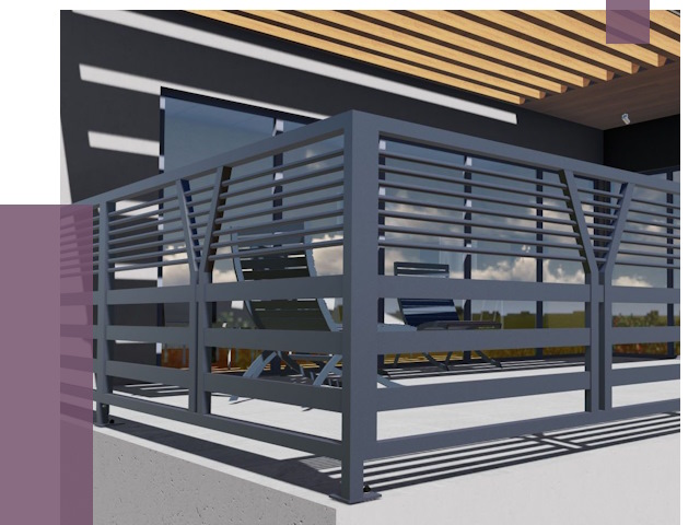 Изготовление балконных ограждений в Воронеже от 11278 руб. | ПРОЛЁТ-Врн