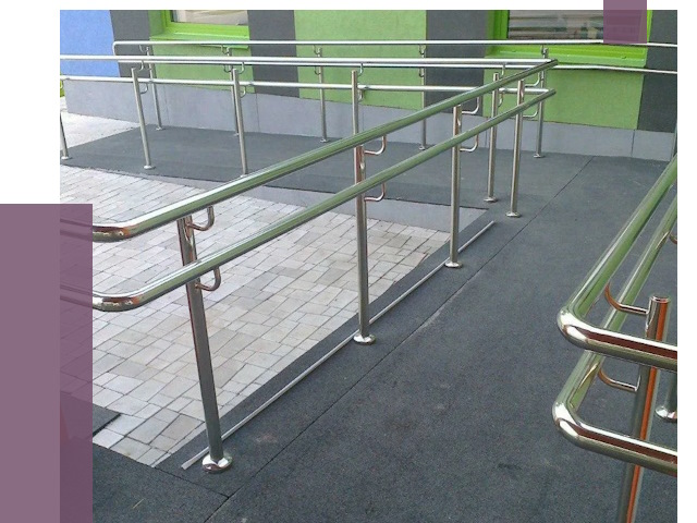 Ограждения пандусов в Воронеже от 4565 руб. монтаж | ПРОЛЁТ-Врн