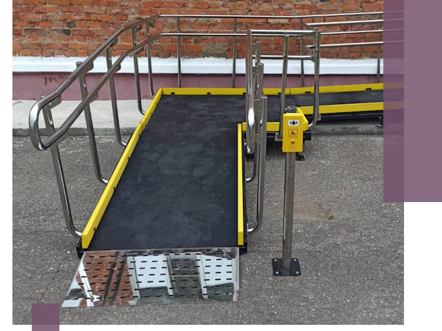 Изготовление наклонных пандусов для инвалидов в Воронеже