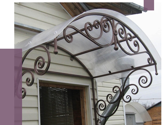 Изготовление козырьков в Воронеже от 7734 руб. — заказать | ПРОЛЁТ-Врн