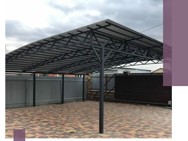 Недорогие навесы под ключ в Воронеже — изготовление и монтаж