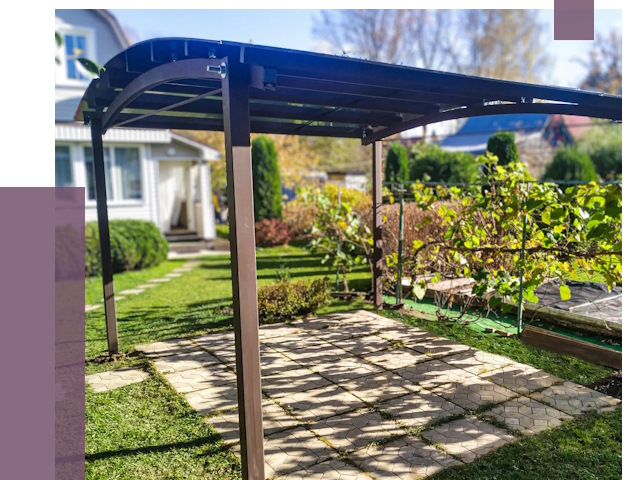 Навесы для дачи в Воронеже от 13373 руб. под ключ — ПРОЛЁТ-Врн