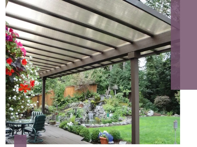 Навесы из поликарбоната под ключ в Воронеже быстро и надёжно