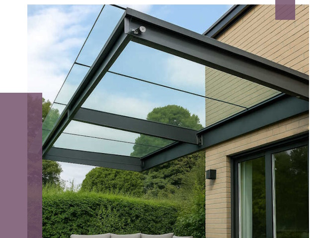 Стеклянные навесы и козырьки в Воронеже от 12889 руб.