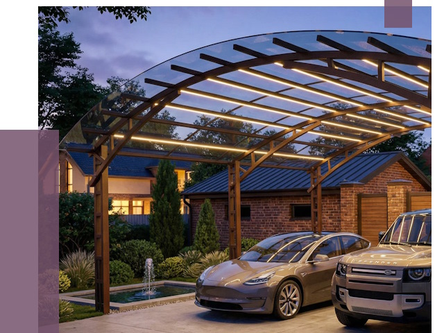 Металлические навесы в Воронеже от 13319 руб. под ключ — ПРОЛЁТ-Врн