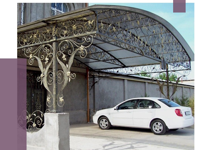 Кованые навесы в Воронеже от 15306 руб. | ПРОЛЁТ-Врн