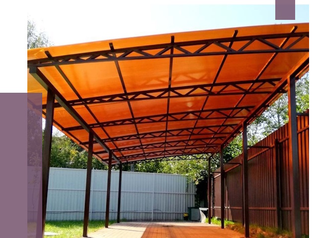 Односкатные навесы под ключ в Воронеже от 13802 руб. 