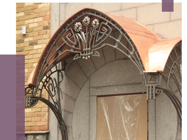 Арочные козырьки в Воронеже от 15306 руб. 