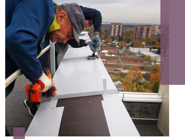 Монтаж парапетов в Воронеже — установка прочных металлических ограждений