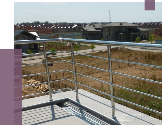 Парапеты из нержавеющей стали в Воронеже от 8378 руб. за м² | ПРОЛЁТ-Врн