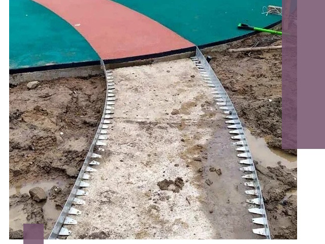 Металлические бордюры для дорожек в Воронеже — монтаж и изготовление