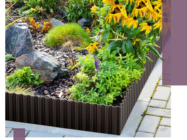 Металлические бордюры для клумб в Воронеже — производство и монтаж