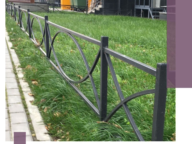 Газонные ограждения из металла в Воронеже — монтаж и продажа