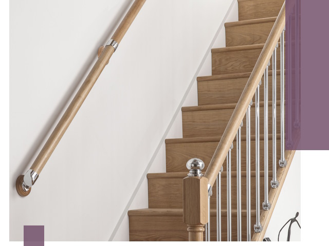 Пристенные поручни из стали и нержавейки под монтаж в Воронеже